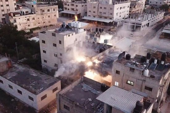 تفجير منزل منفذ عملية "حوارة" بنابلس