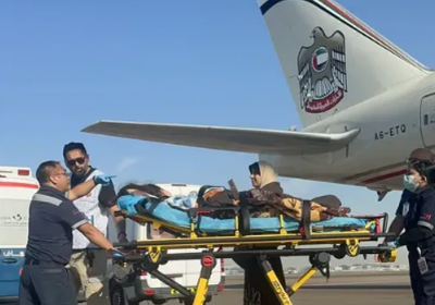 الإمارات تستقبل الدفعة السادسة من الجرحى الفلسطينيين