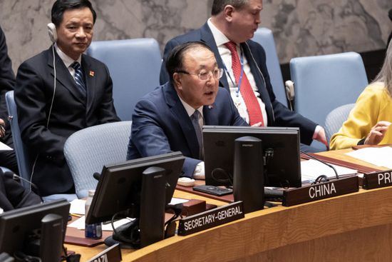 الصين تدعو لوقف إطلاق النار بغزة