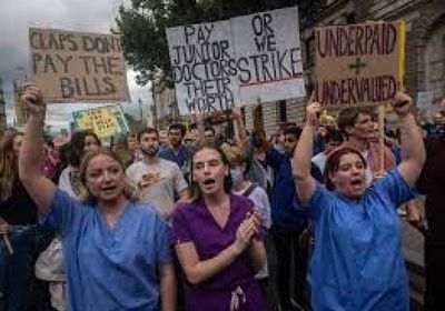 إضراب جديد للأطباء في إنجلترا للمطالبة برفع الأجور