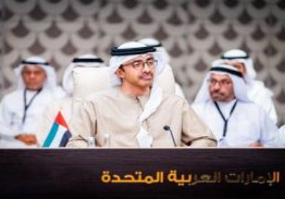 وزير الخارجية الإماراتي: حريصون على إنهاء الأزمة الفلسطينية