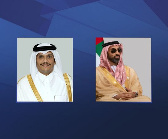 طحنون بن زايد يبحث مع رئيس الوزراء القطري العلاقات الثنائية