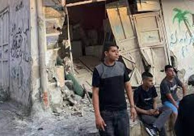 قوات الاحتلال تفجر منزلًا بمخيم نور شمس