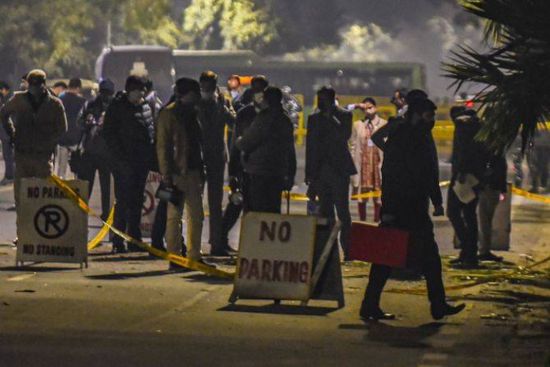 انفجار قوي قرب السفارة الإسرائيلية في نيودلهي