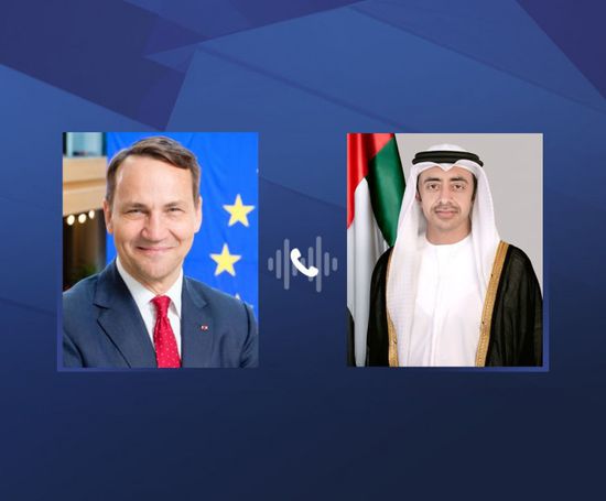 هاتفيا.. وزير الخارجية الإماراتي يهنئ سيكورسكي بمناسبة تعيينه وزيرا للخارجية في بولندا