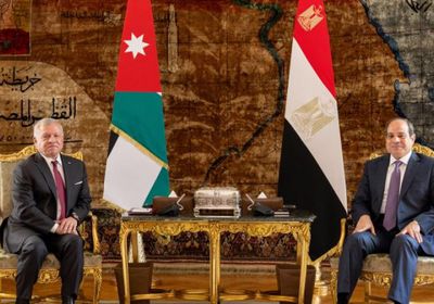 مجدداً.. عاهل الأردن والرئيس المصري يرفضان أي تحرك إسرائيلي لتهجير الفلسطينيين
