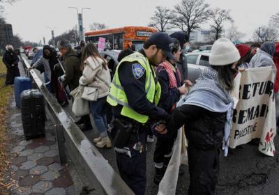 اعتقال العشرات في احتجاجات داعمة للفلسطينيين