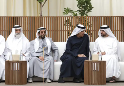 رئيس الإمارات يتقبل التعازي في وفاة مهرة آل نهيان