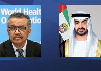 رئيس الإمارات ومدير الصحة العالمية يبحثان الوضع الصحي في غزة