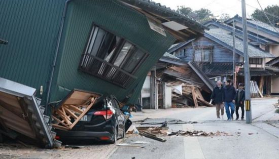 ارتفاع حصيلة ضحايا زلزال اليابان لـ64 قتيلاً