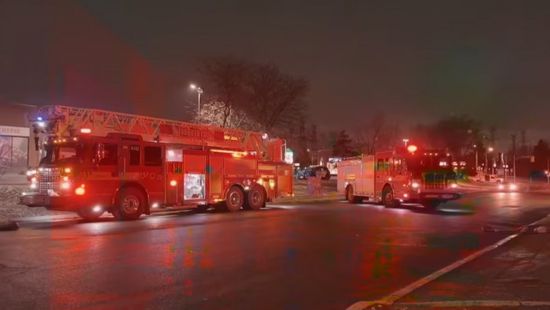 حريق بمتجر أطعمة في تورونتو
