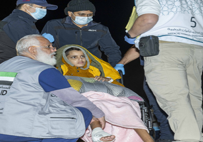 الإمارات: وصول الدفعة الثامنة من الجرحى الفلسطينيين لعلاجهم بمستشفيات الدولة