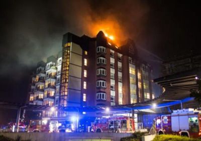 مقتل شخص وإصابة آخرون إثر حريق في مستشفى بألمانيا