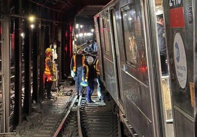 إصابات في تصادم قطارين بنيويورك