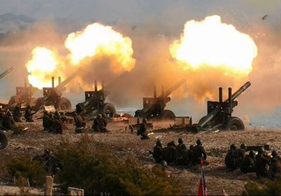 كوريا الشمالية تطلق 60 قذيفة قرب كوريا الجنوبية