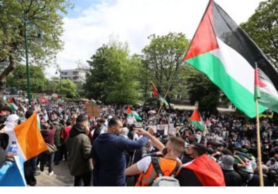 تظاهرات في أيرلندا لدعم فلسطين