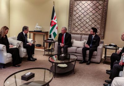 بلينكن يستكمل في الأردن جولته الإقليمية 