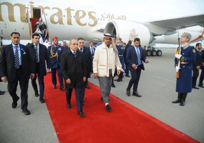 محمد بن زايد يصل إلى أذربيجان تلبية لدعوة الرئيس إلهام علييف