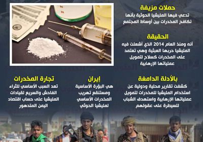 المخدرات.. أداة حوثية للإثراء واستدراج الشباب (إنفوجراف)