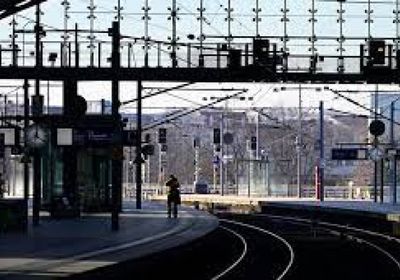 شلل بألمانيا بسبب اضراب العاملين في السكك الحديد