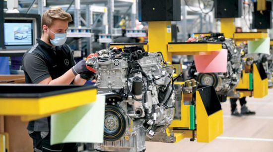 الإنتاج الصناعي الألماني يسجل تراجعًا غير متوقع في نوفمبر