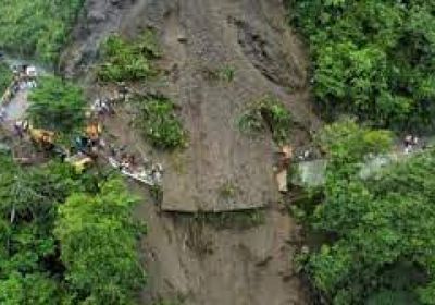 ارتفاع قتلى انزلاق للتربة في كولومبيا