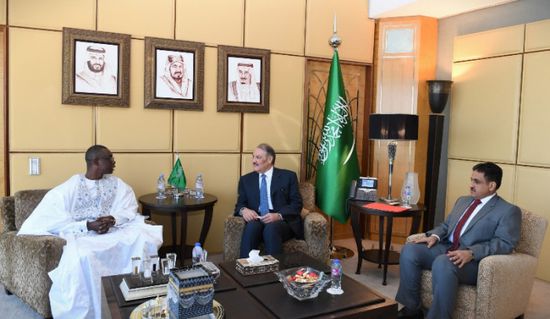 سفير السعودية بالقاهرة يلتقي نظيره السنغالي في مكتبه