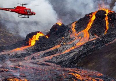 هدوء النشاط البركاني بأيسلندا