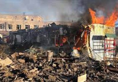 مقتل امرأة في هجوم روسي بخاركيف