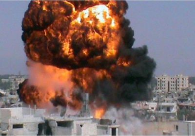 انفجار في العاصمة السورية دمشق وتصاعد أعمدة الدخان