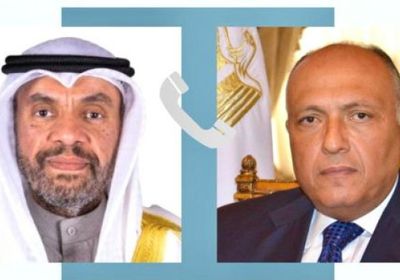 وزير الخارجية المصري يهنئ نظيره الكويتي بمناسبة توليه المنصب
