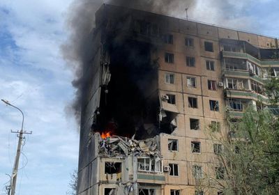 جرحى في هجمات صاروخية على كييف