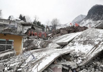 زلزال بقوة 7 درجات بين الصين وقرغيزستان