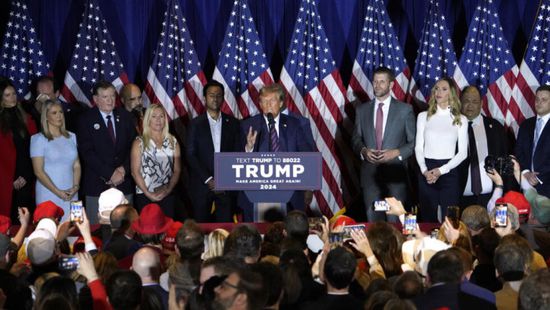 ترامب يفوز بالانتخابات التمهيدية في ولاية نيوهامبشر