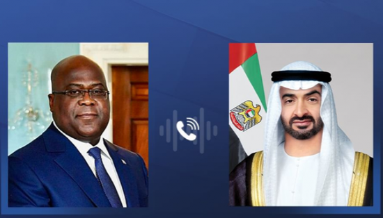 هاتفيًا.. محمد بن زايد يبحث مع رئيس الكونغو العلاقات بين البلدين