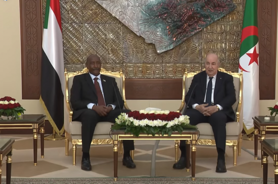 تبون يؤكد وقوف الجزائر إلى جانب السودان في مواجهة قوى الشر