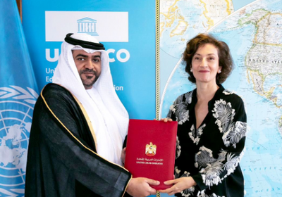 سفير الإمارات يقدم أوراق اعتماده إلى مديرة اليونسكو
