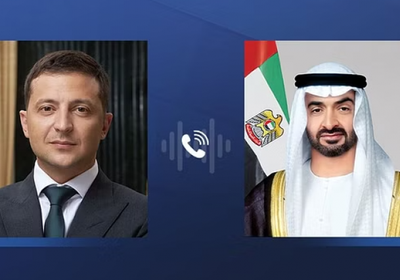 هاتفيًا.. زيلنسكي يشكر الرئيس الإماراتي بعد&nbsp;إنجاز صفقة الأسرى مع روسيا
