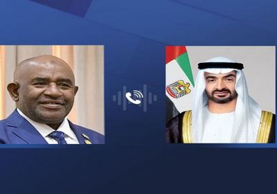 هاتفياً.. محمد بن زايد يبحث مع رئيس القمر المتحدة العلاقات بين البلدين