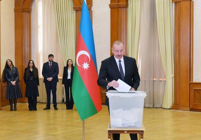 إلهام علييف رئيسًا لأذربيجان للمرة الخامسة