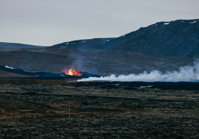 بركان أيسلندا ينحسر