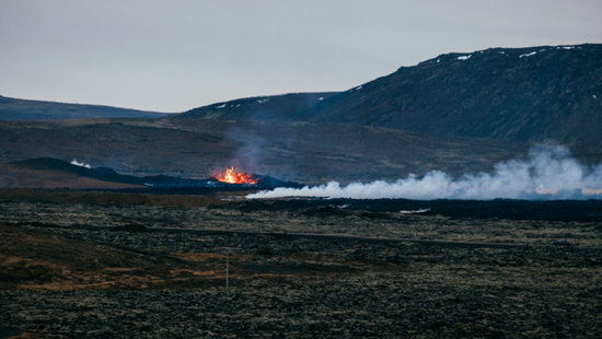بركان أيسلندا ينحسر