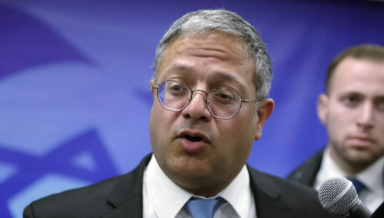 بن غفير: النجاح في الحرب يجبر الفلسطينيين على الهجرة الطوعية