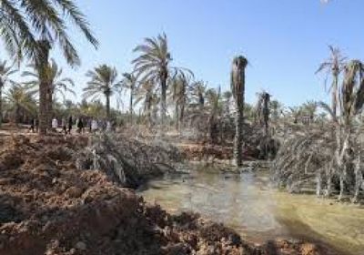 ارتفاع غير مسبوق للمياه الجوفية يثير القلق غرب ليبيا