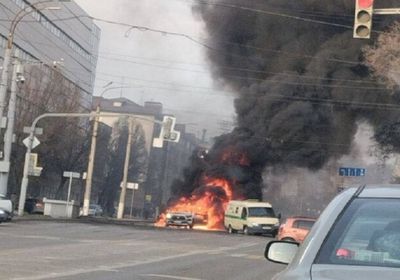 قصف يصيب مركزا تجاريا في بيلغورود الروسية