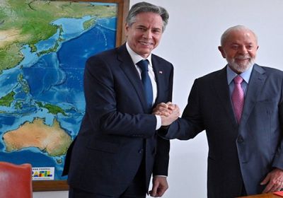 الرئيس البرازيلي يلتقي بلينكن في العاصمة برازيليا