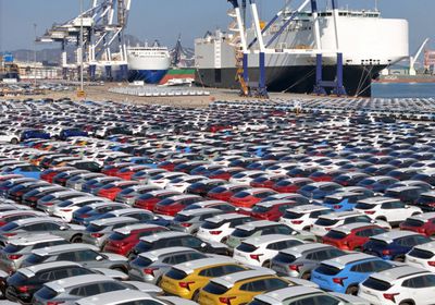 نمو صادرات الصين من السيارات الشهر الماضي