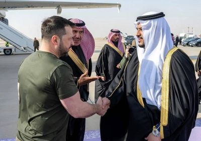 الرئيس الأوكراني زيلينسكي يصل الرياض
