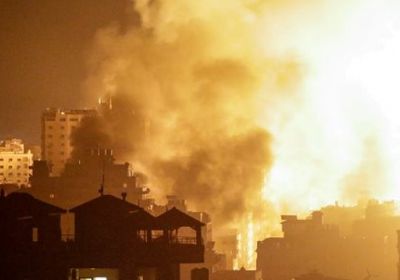 قصف إسرائيلي يستهدف مناطق بحي الزيتون بغزة