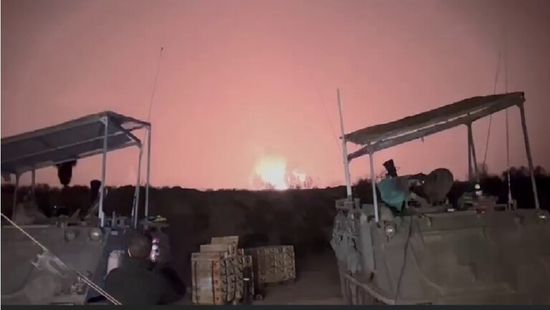 الجيش الإسرائيلي ينفذ سلسلة أحزمة نارية على خان يونس ودير البلح